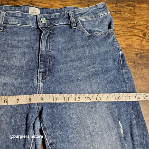 Madison Jeans 14 Astor Mid Rise Skinny Ankle Medium Wash Stretch Denim - Picture 6 of 9